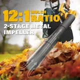 Cordless Leaf Blower & Vacuum, 3-in-1 Le, photo 2