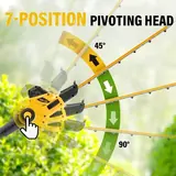 18" 20V Pole Hedge Trimmer Cordless, photo 5