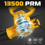 Electric Leaf Blower Corded, 7-Amp 155 M, photo 4