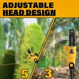 2-in-1 8'' Pole Saw & 18'' Pole Hedge Tr, photo 5
