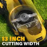 Lawn Mower Cordless,13-Inch 20V Electric, photo 2