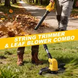 Leaf Blower & 12-Inch 20v Cordless Strin, photo 2