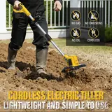20V Cordless Electric Tiller Cultivator,, photo 3