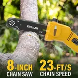 8" Electric Pole Saw Corded, 6 Amp Pole , photo 2