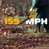 Electric Leaf Blower Corded, 7-Amp 155 M, photo 2