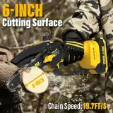 2-IN-1 Cordless Pole Saw & 6 Inch Mini C, photo 4