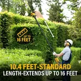 18" 20V Pole Hedge Trimmer Cordless, photo 3