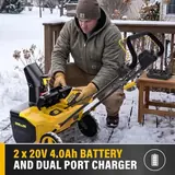40V 20" Electric Snow Blower Cordless, photo 6